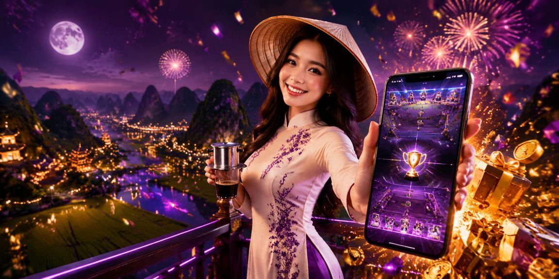 Người dùng tại Ninh Bình ngồi uống cà phê xem esports và đặt cược trên di động