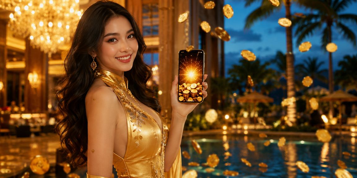 Phụ nữ mặc áo dài tại Phú Quốc sử dụng điện thoại truy cập casino di động